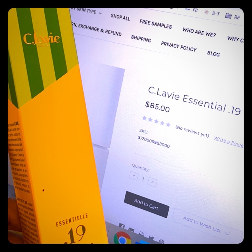 C.lavie essential.19 day cream brand new